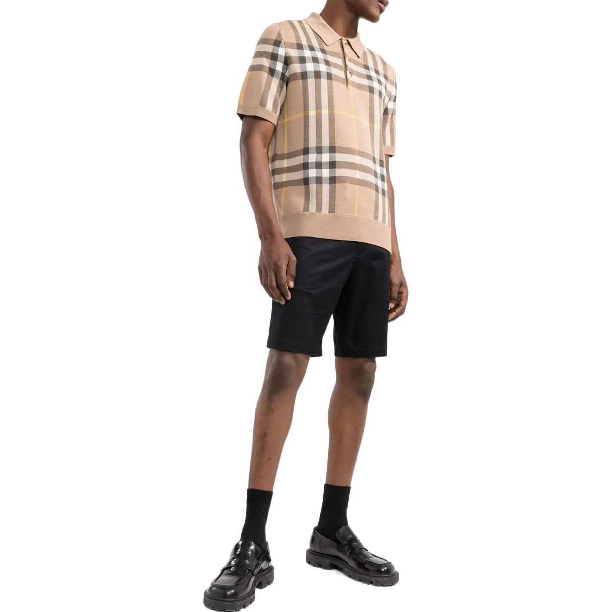Burberry FW22  Black Solid Loose Fit Stretch Shorts 80551841 圖 3