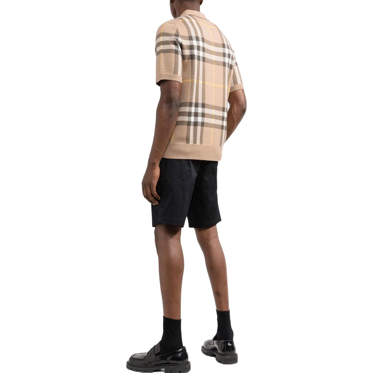 Burberry FW22  Black Solid Loose Fit Stretch Shorts 80551841 圖 4