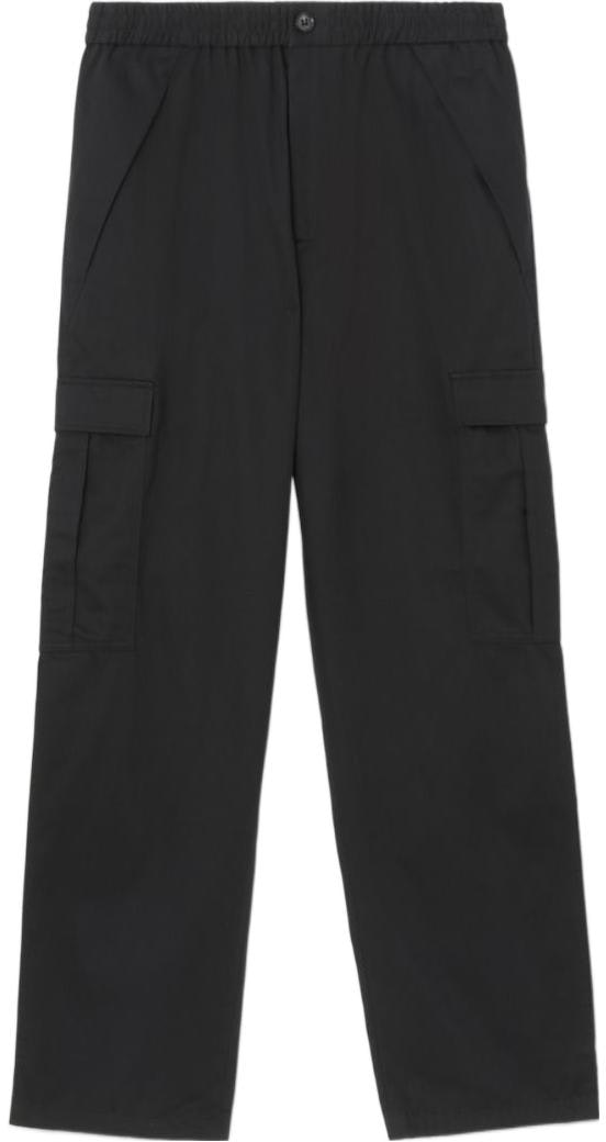 burberry-fw-22-black-straight-leg-casual-pants-with-elastic-waist-80650861