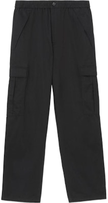 Burberry FW22 Celana Hitam Santai Straight-Leg dengan Pinggang Elastis. 80650861 Buy Burberry FW22 Celana Hitam Santai Straight-Leg dengan Pinggang Elastis. 80650861