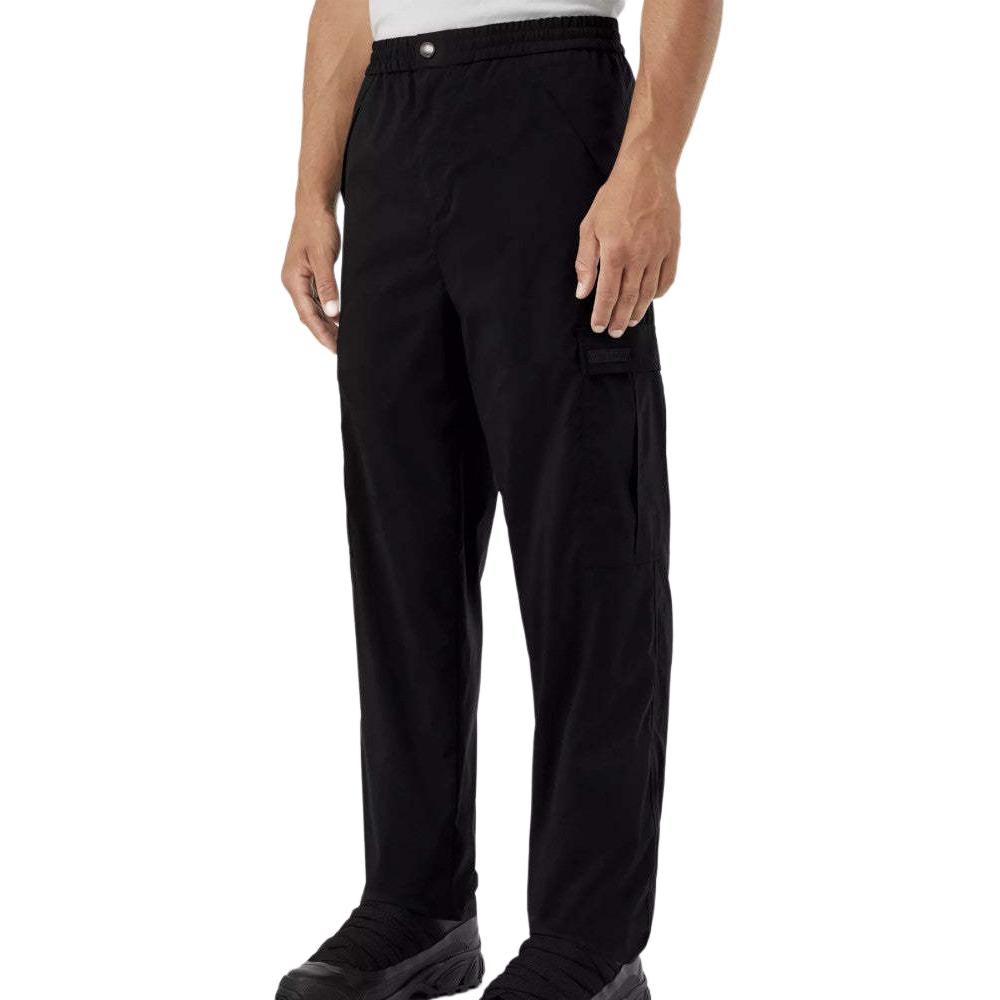 Burberry FW22  Black Straight-Leg Casual Pants with Logo Detail Pockets 80587271 圖 6