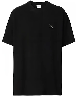 Burberry FW22 黑色純色水鑽細節短袖T恤 80651391 Buy Burberry FW22 黑色純色水鑽細節短袖T恤 80651391