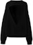 Buy Burberry FW22 Black Triangle Cutout Knit Sweater Long Sleeve Pullover 80609391