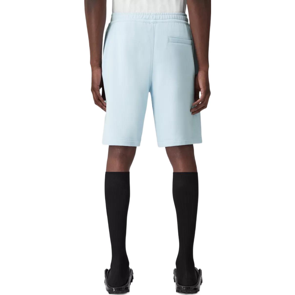 Burberry FW22  Blue Casual Loose Fit Shorts with Logo Print. 80575271 圖 4