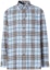 Order 버버리 FW22 블루 체크 플란넬 긴팔 셔츠. 8058422PALE