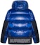 Lookbook Burberry FW22 Blue Logo Print Puffer Jacket with Hood and Zip Closure. 80583291
