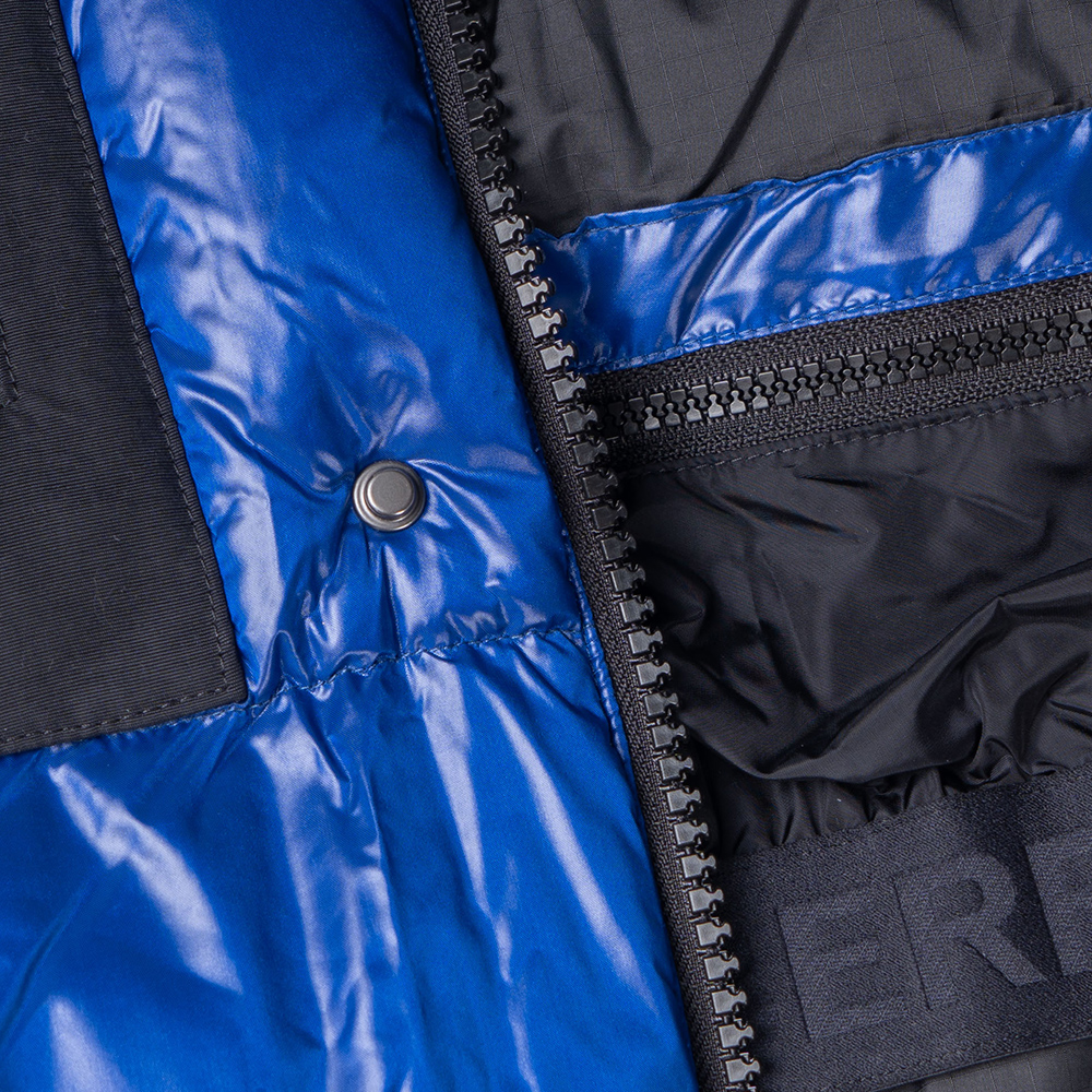 Purchase Burberry FW22 藍色徽標印花連帽拉鍊羽絨外套 80583291