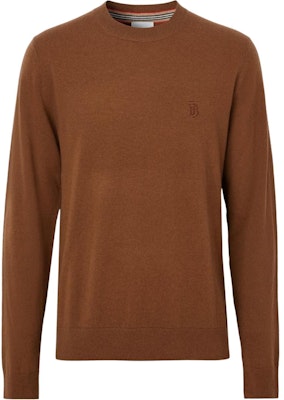 Burberry FW22 Suéter Marrón de Cachemira con Logo de Firma. 80607571 Buy Burberry FW22 Suéter Marrón de Cachemira con Logo de Firma. 80607571