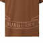 Sizing Camiseta Marrón Burberry FW22 con Logo y Bordado de Hoja de Roble. 80632041