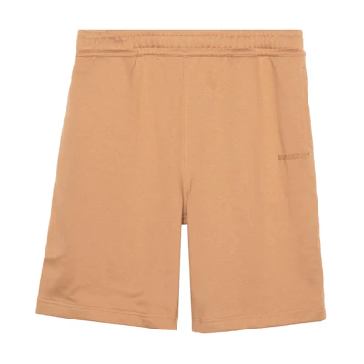 Burberry FW22 Caramel Brown Logo Print Casual Loose Fit Shorts 80553561