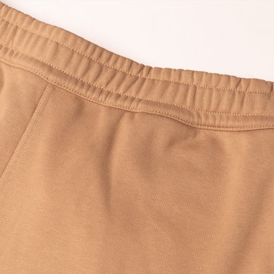 Burberry FW22 Caramel Brown Logo Print Casual Loose Fit Shorts 80553561 Sizing Burberry FW22 Caramel Brown Logo Print Casual Loose Fit Shorts 80553561