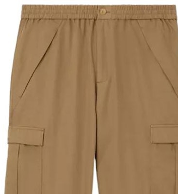 Burberry FW22 Celana Straight Santai Pinggang Elastis - Warna Camel 80640561 Lookbook Burberry FW22 Celana Straight Santai Pinggang Elastis - Warna Camel 80640561