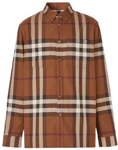 burberry-fw-22-checkered-long-sleeve-shirt-brown-single-breasted-collar-80557421