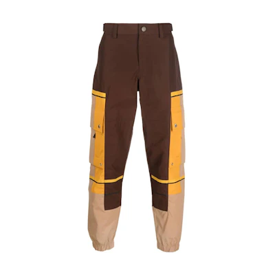 Burberry FW22 Colorblock Cargo Pants in Camel. 80549961
