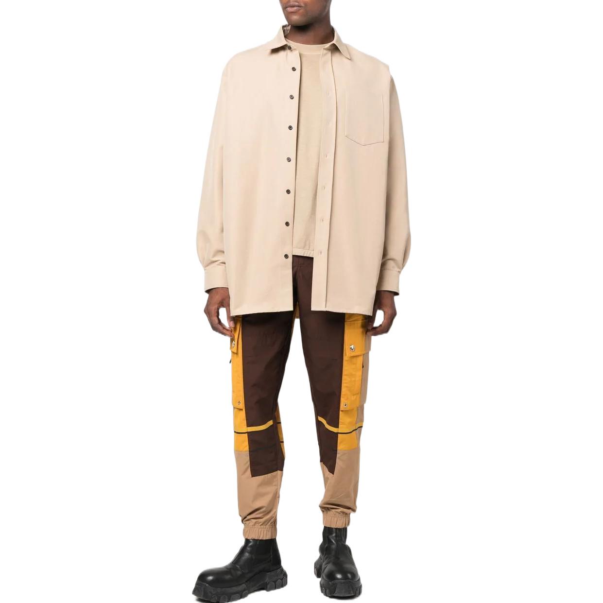 Burberry FW22  Colorblock Cargo Pants in Camel. 80549961 圖 3