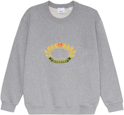 버버리 FW22 그레이 자수 크루넥 긴팔 스웻셔츠. 80612891 Buy 버버리 FW22 그레이 자수 크루넥 긴팔 스웻셔츠. 80612891