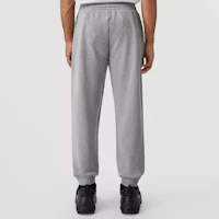 Purchase Burberry FW22 Grey Logo Embroidered Jogger Sweatpants. 80612941