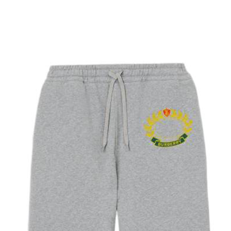 Details for Burberry FW22 Seluar Jogger Kelabu Logo Sulam. 80612941