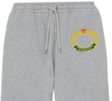 Details for Burberry FW22 Grey Logo Embroidered Jogger Sweatpants. 80612941