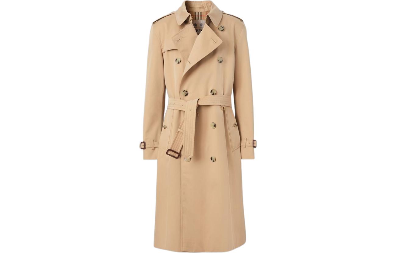 Burberry FW22  Honey Double-Breasted Trench Coat Long Sleeve. 80583341