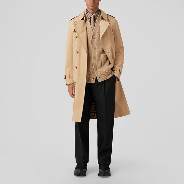 Burberry FW22  Honey Double-Breasted Trench Coat Long Sleeve. 80583341 圖 4