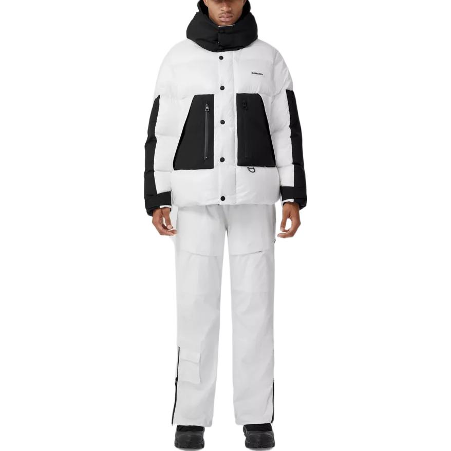 Lookbook Burberry FW22  Hooded Slim Fit Down Jacket Black White 80606611