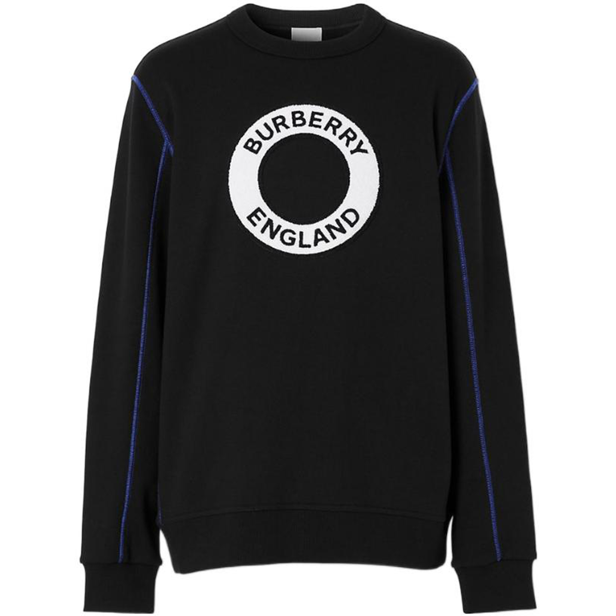 Burberry FW22  Logo Pattern Knit Sweatshirt Black 80578491