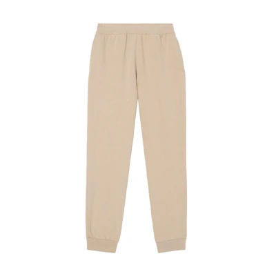 Burberry FW22 Logo Print Elastic Cotton Joggers Khaki. 80630491