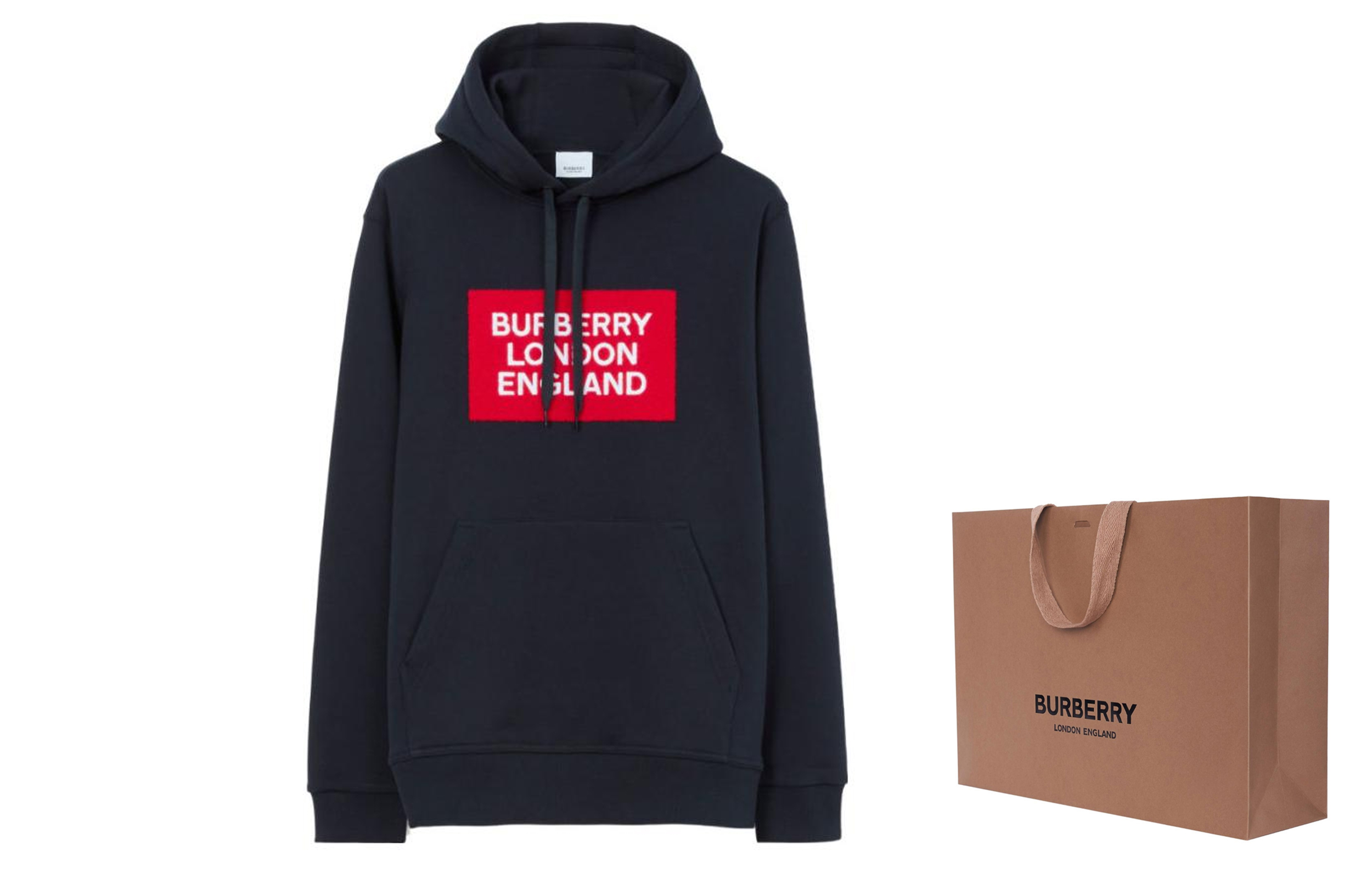 Lookbook Sudadera Burberry FW22 Azul Marino con Logo estampado. 80694551