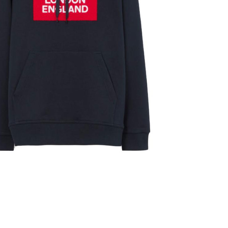 Details for Sudadera Burberry FW22 Azul Marino con Logo estampado. 80694551