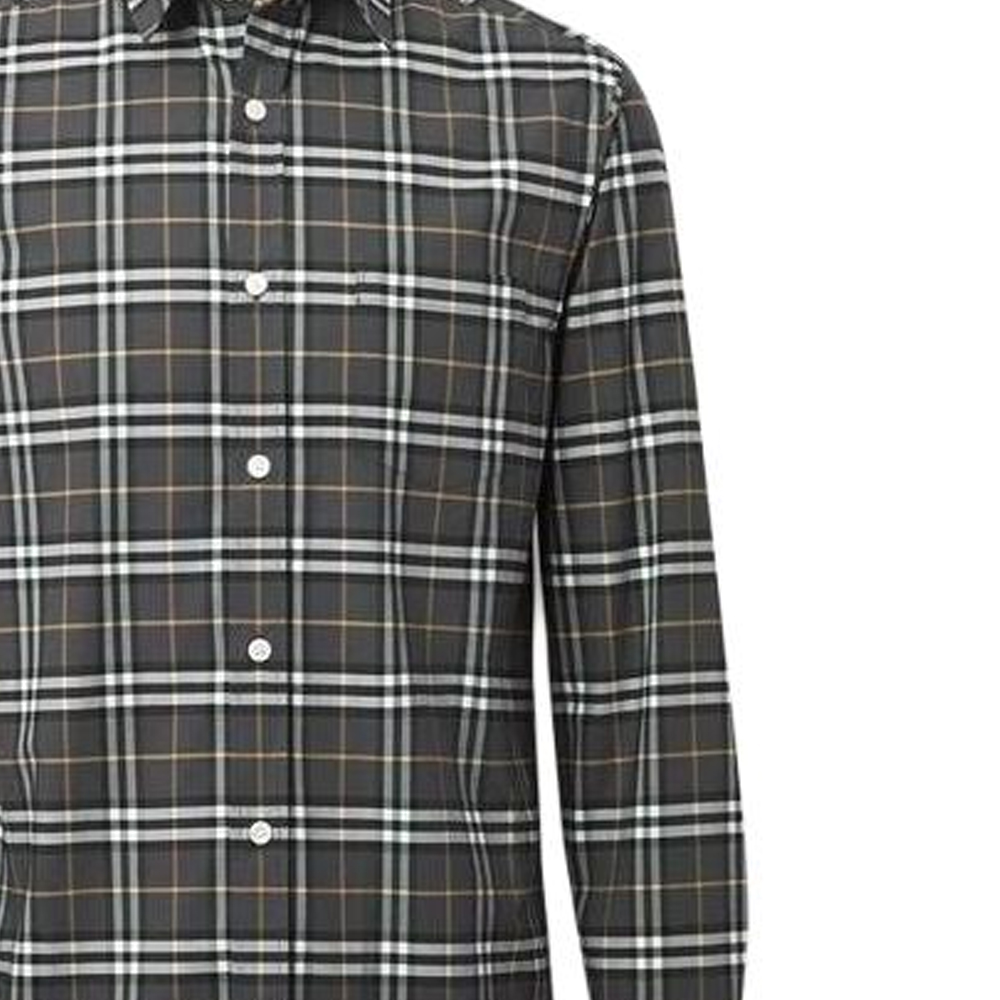 Details for 버버리 FW22 멀티컬러 패치워크 체크 캐주얼 긴소매 셔츠. 80048331