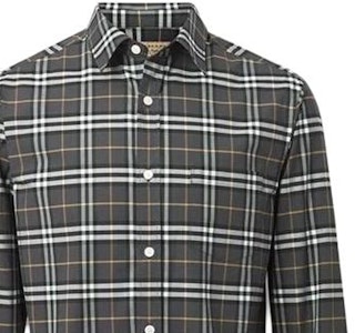 버버리 FW22 멀티컬러 패치워크 체크 캐주얼 긴소매 셔츠. 80048331 Sizing 버버리 FW22 멀티컬러 패치워크 체크 캐주얼 긴소매 셔츠. 80048331