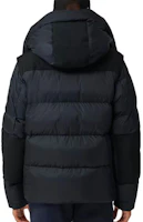 Shop Burberry FW22 Jaket Navy Blue dengan Lengan & Hood Lepas Pasang. 80591401