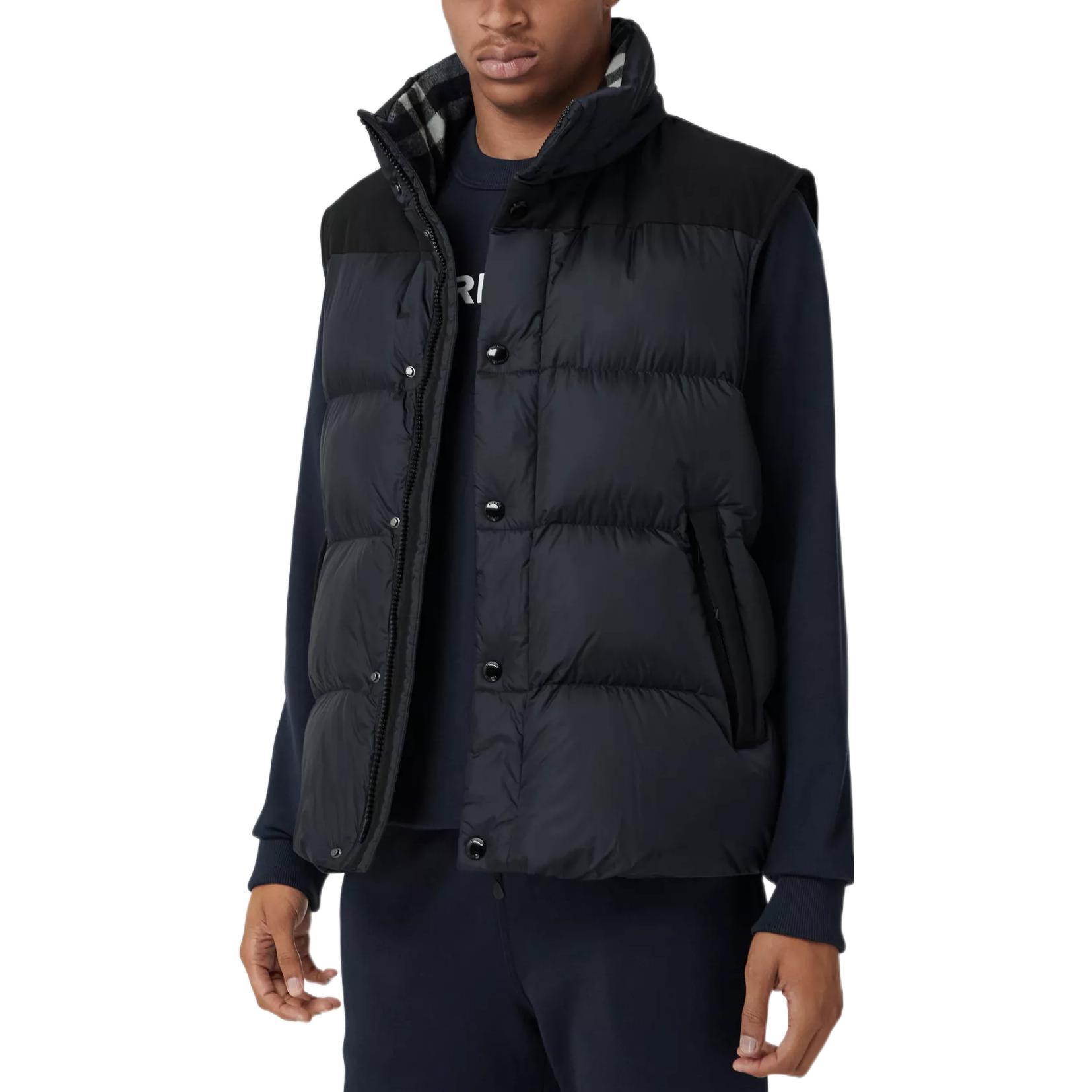 Purchase Burberry FW22 海軍藍羽絨外套 可拆袖與可拆帽設計 80591401