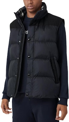 Burberry FW22 海軍藍羽絨外套 可拆袖與可拆帽設計 80591401 Purchase Burberry FW22 海軍藍羽絨外套 可拆袖與可拆帽設計 80591401