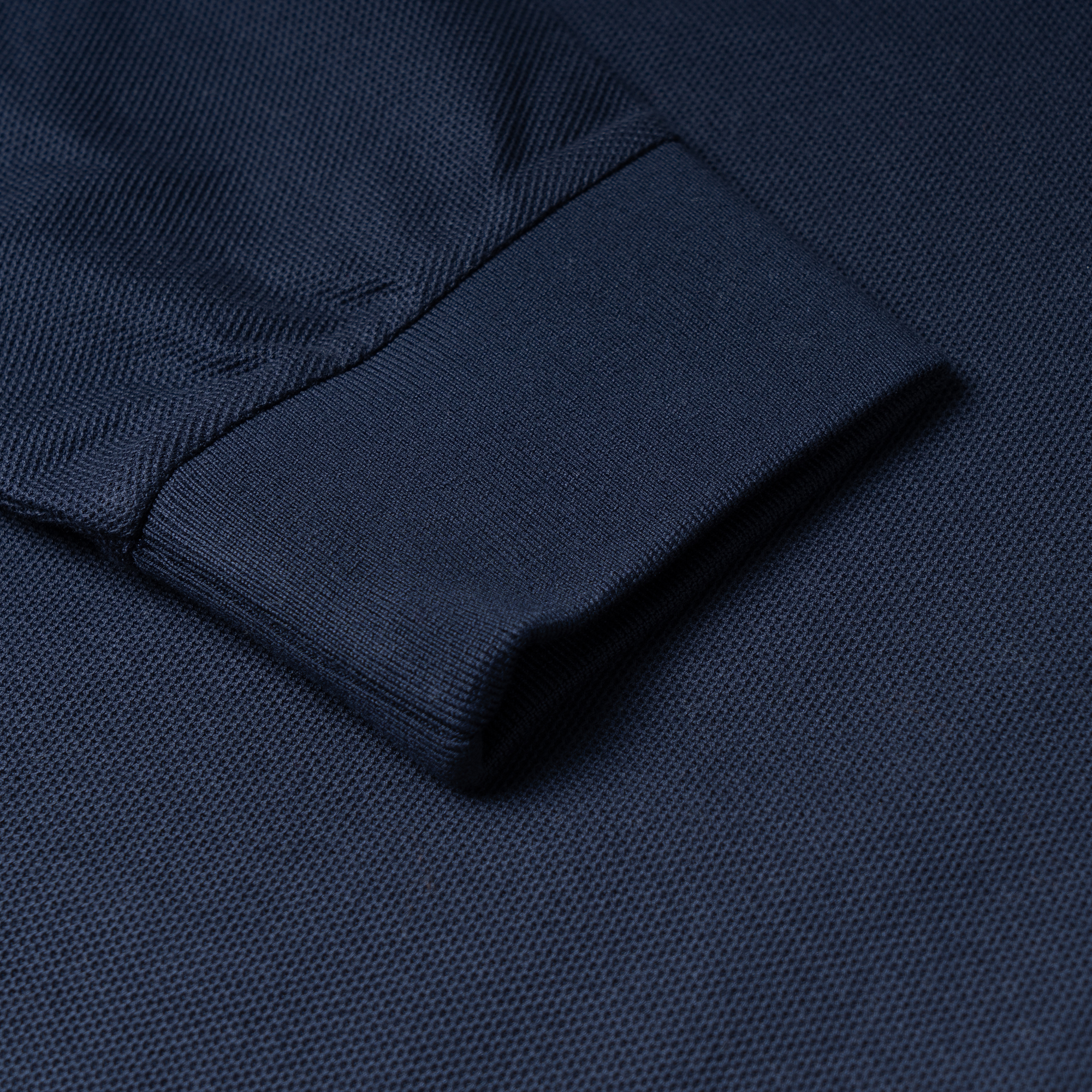 Burberry FW22  Navy Blue Polo Shirt with Solid Logo Embroidery. 80530631 圖 7