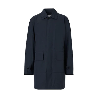 Burberry FW22 Navy Single-Breasted Casual Jacket with Solid Pocket Design 8058212DARK