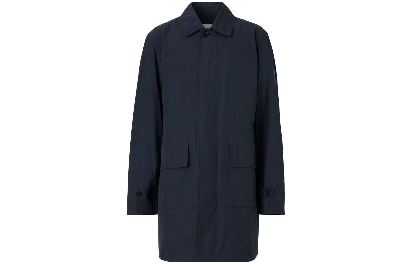 Burberry FW22  Navy Single-Breasted Casual Jacket with Solid Pocket Design 8058212DARK 圖 2