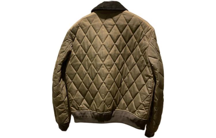 Burberry FW22  Quilted Zip Jacket Solid Deep Olive Green. 80387301 圖 3