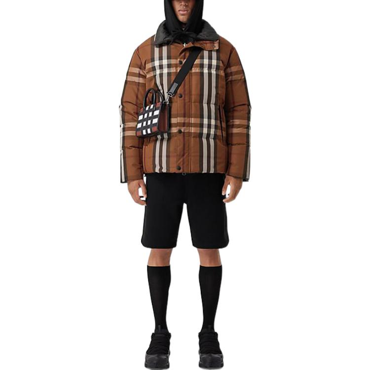 Purchase Abrigo Burberry FW22 Reversible con Capucha y Detalles a Cuadros - Caqui. 80585461