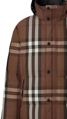 Abrigo Burberry FW22 Reversible con Capucha y Detalles a Cuadros - Caqui. 80585461 Sizing Abrigo Burberry FW22 Reversible con Capucha y Detalles a Cuadros - Caqui. 80585461