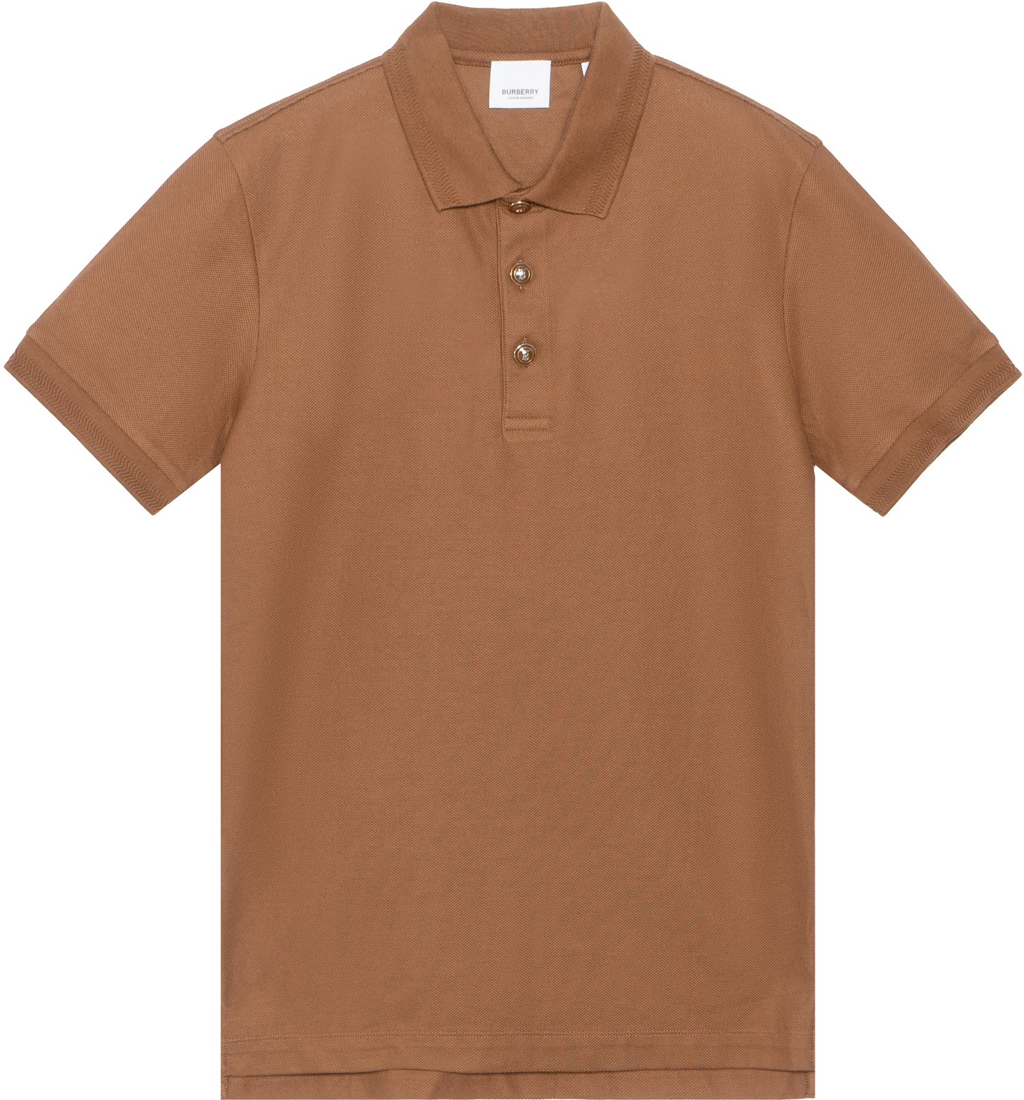 burberry-fw-22-solid-casual-short-sleeve-polo-shirt-brown-80552381