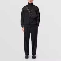 Lookbook Burberry FW22 Solid Color Loose Fit Sweatpants Black. 80534331