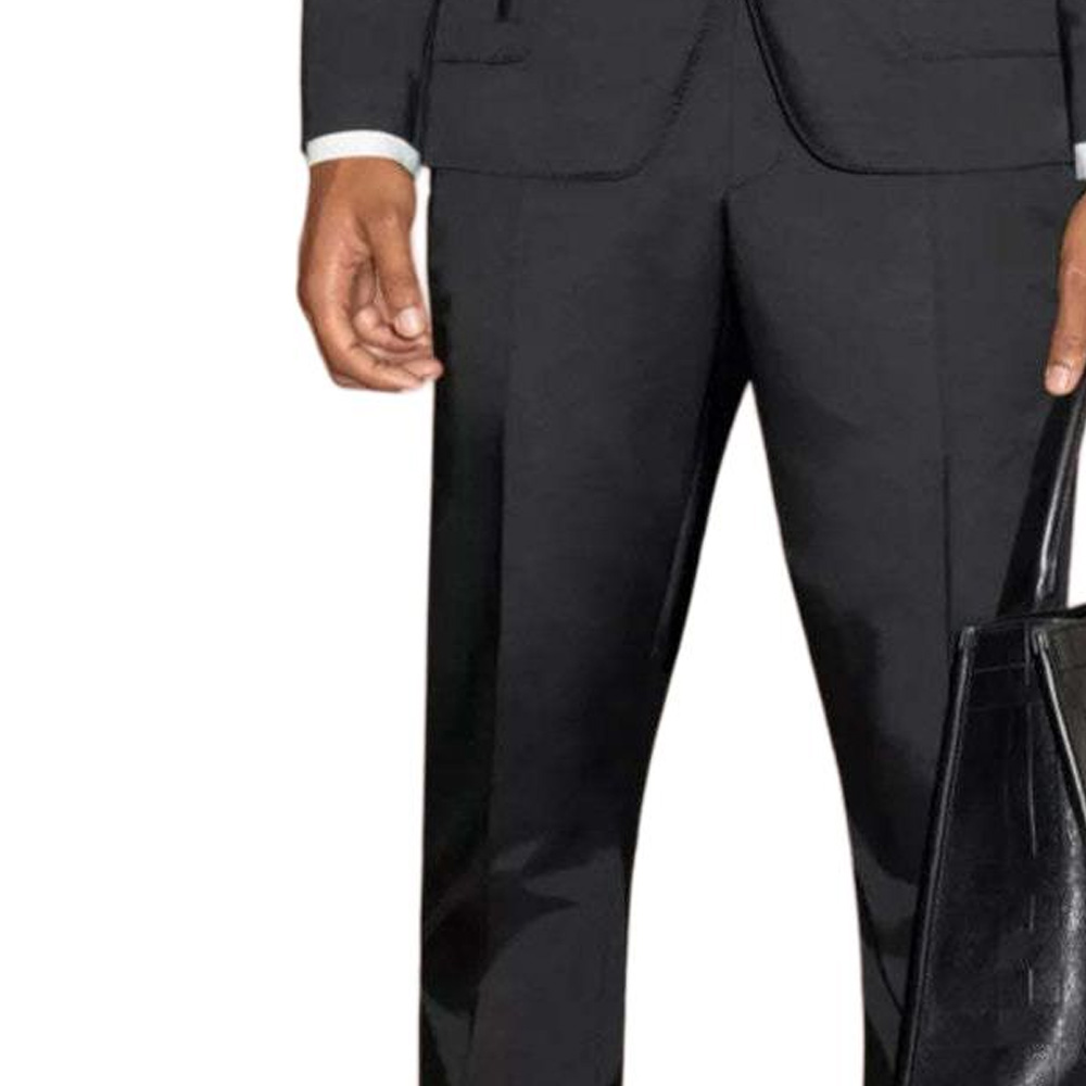 Burberry FW22  Solid Color Straight Casual Pants Black. 80585901 圖 7