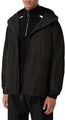 Burberry FW22 Solid Color Zip-Up Hoodie Jacket in Black. 80606691 Details for Burberry FW22 Solid Color Zip-Up Hoodie Jacket in Black. 80606691