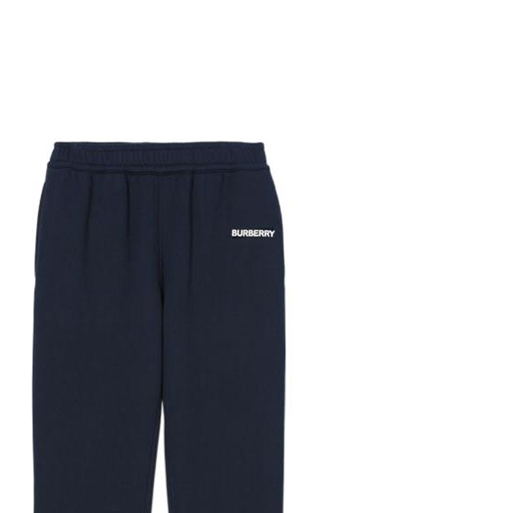 Purchase 博柏利 FW22 弹力腰带纯色标志针织运动裤 深蓝色. 80586271