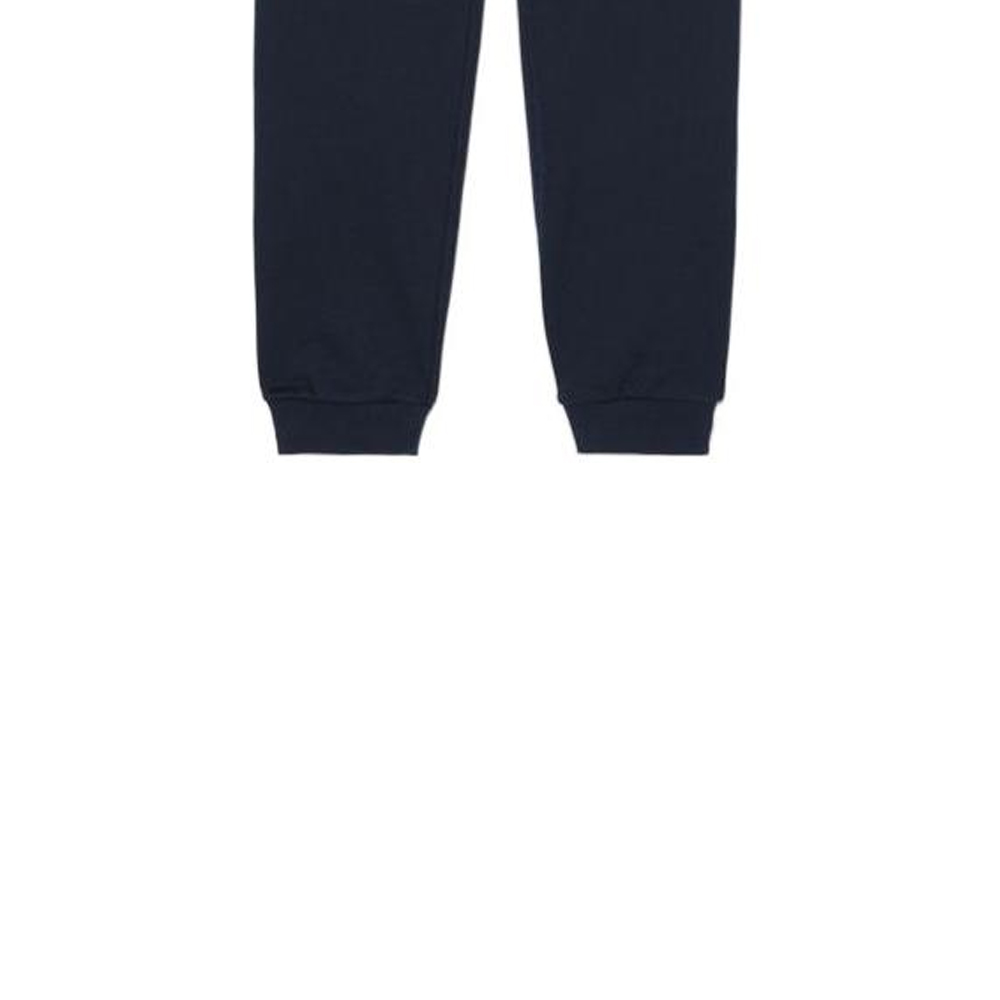 Sizing 博柏利 FW22 弹力腰带纯色标志针织运动裤 深蓝色. 80586271