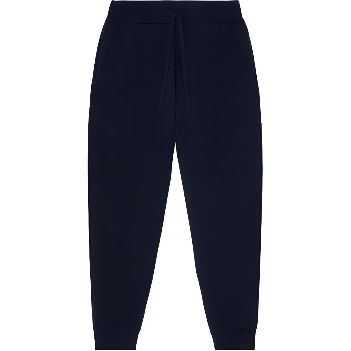Burberry FW22  Solid Mid-Waist Knit Joggers Deep Blue. 80609091
