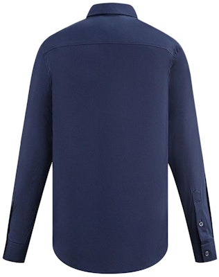 バーバリー FW22 ソリッド シングルブレスト 長袖シャツ ブルー 80618581 Purchase バーバリー FW22 ソリッド シングルブレスト 長袖シャツ ブルー 80618581