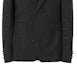 Sizing Burberry FW22 Solid Single-Button Casual Blazer Long Sleeve Black 80256261